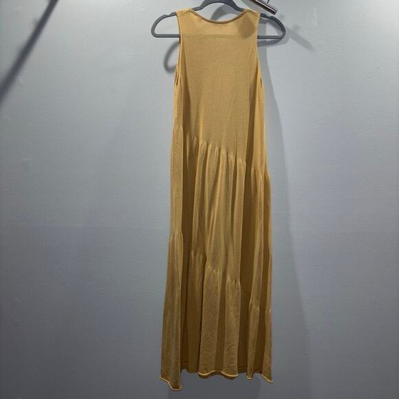 Vince Tiered Midi Tank Sweater Dress - 100% Cotton (Size Small) - Picture 7 of 15